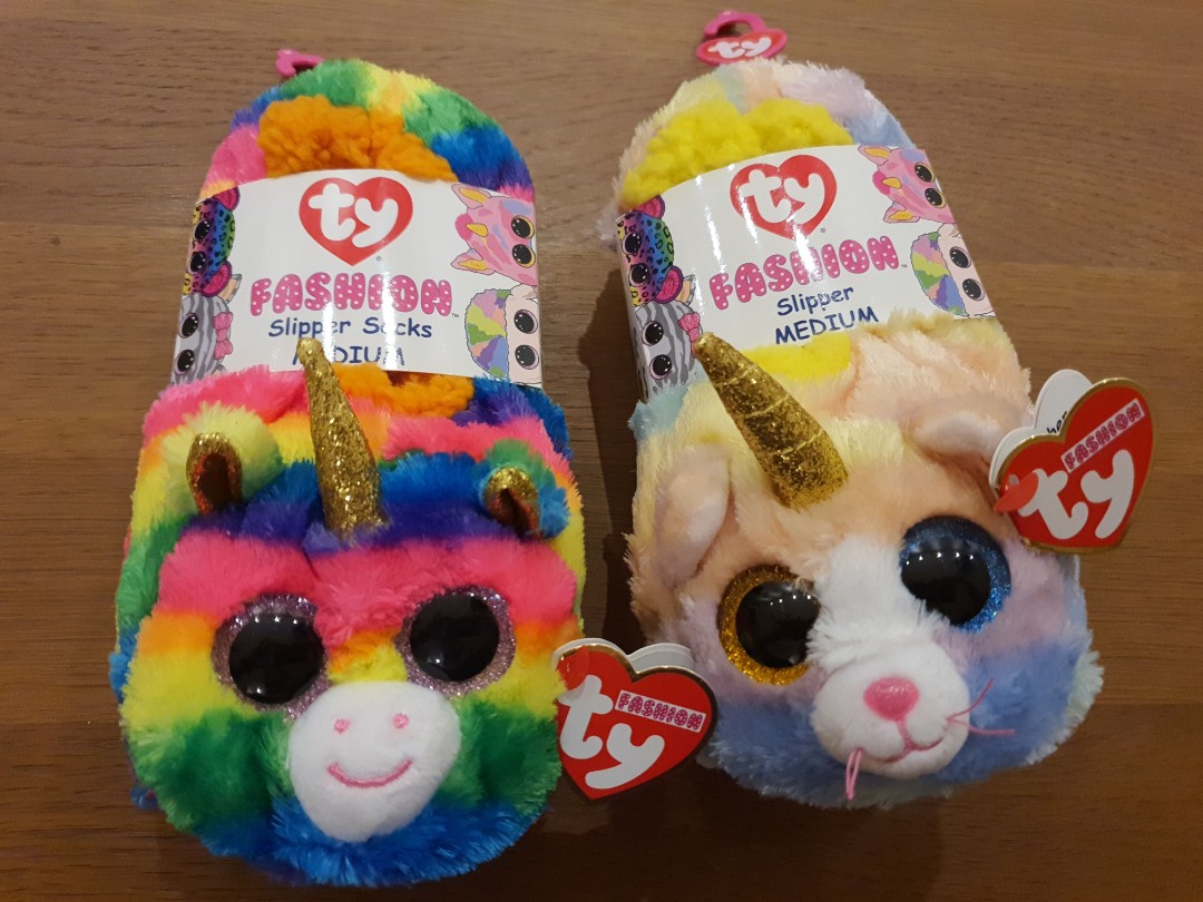 Ty hotsell unicorn slippers