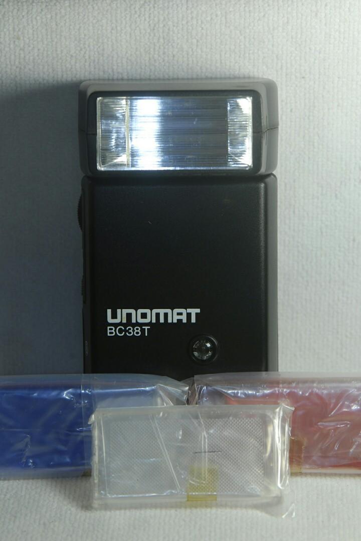 UNOMAT BC38T Auto Thyristor Flash (Category: Flashes) located in Quezon City. Submitted by Mr._Vintageous (Listing ID 1146803378, Image 2). Description: For Sale! Original, Vintage UNOMAT BC38T Auto Thyristor Flash. Comes with 3 pcs. Diffuser. Made in Germany. Actual pictures posted. Perfect for your Film Camera. Buy it now guys. Meet up Fairview Terraces Mall. Shipping available at buyer's cost. Payment upon pick up thru Gcash. Send message or t