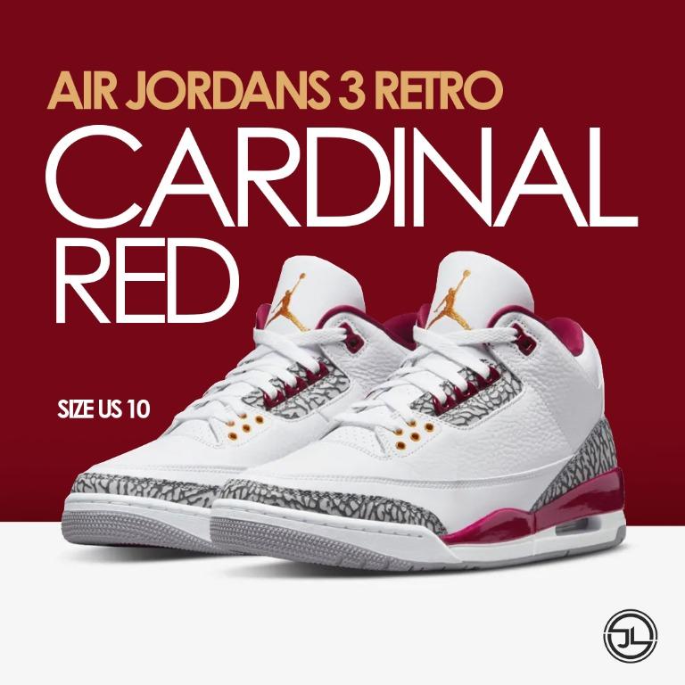 Red jordans size 10 sale