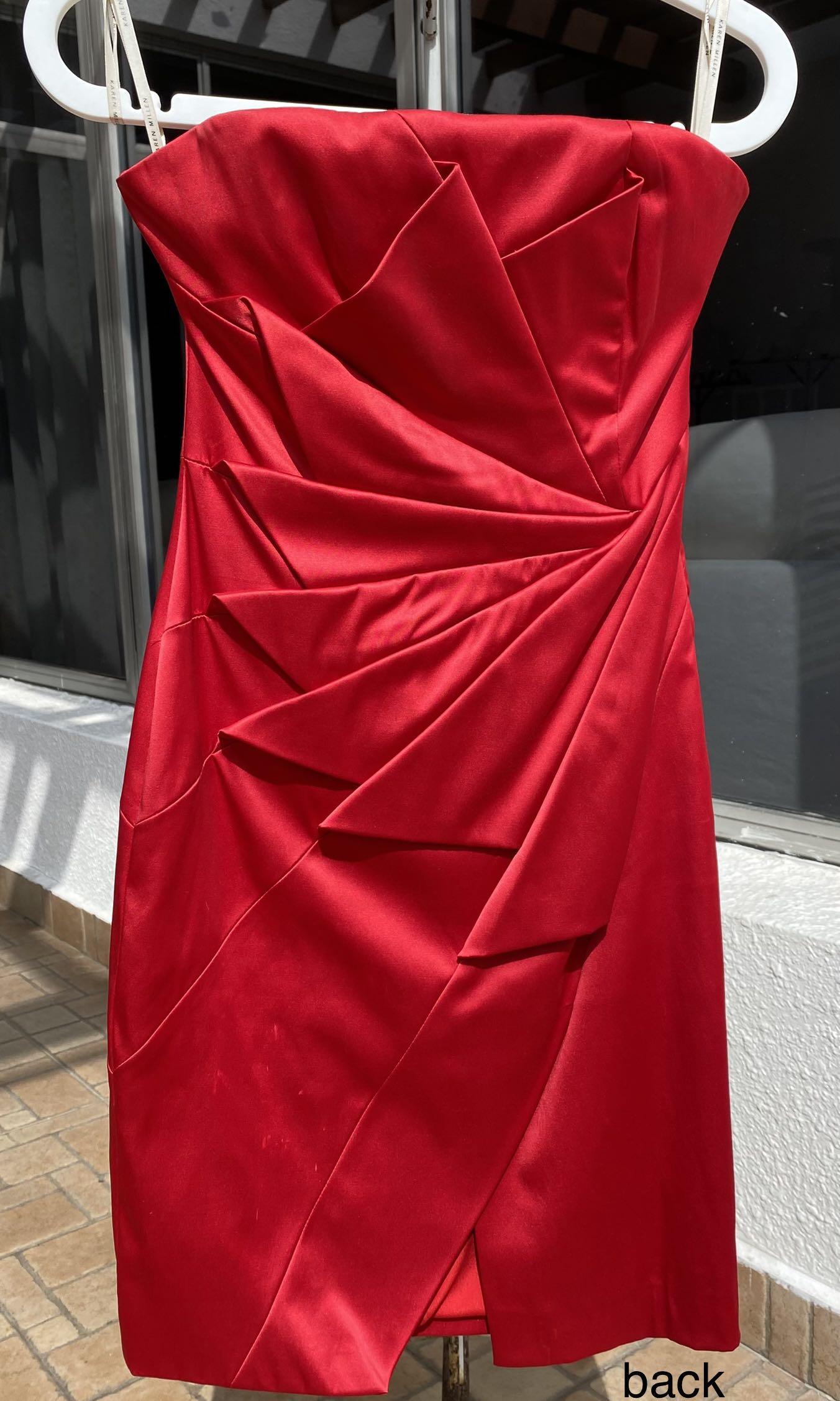 USED WORN TWICE Karen Millen Red Dress