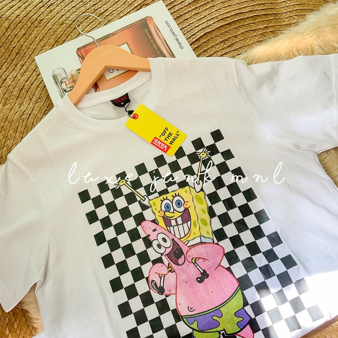 Spongebob vans tee sale