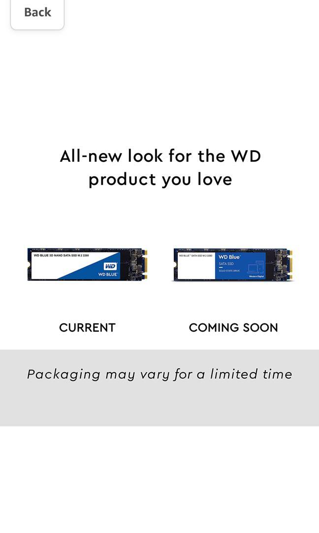 Western digital blue hotsell 3d nand 500 gb