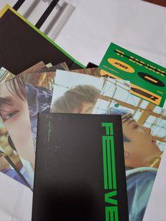 wts ateez unsealed zero fever part 1 green yellow thanxx