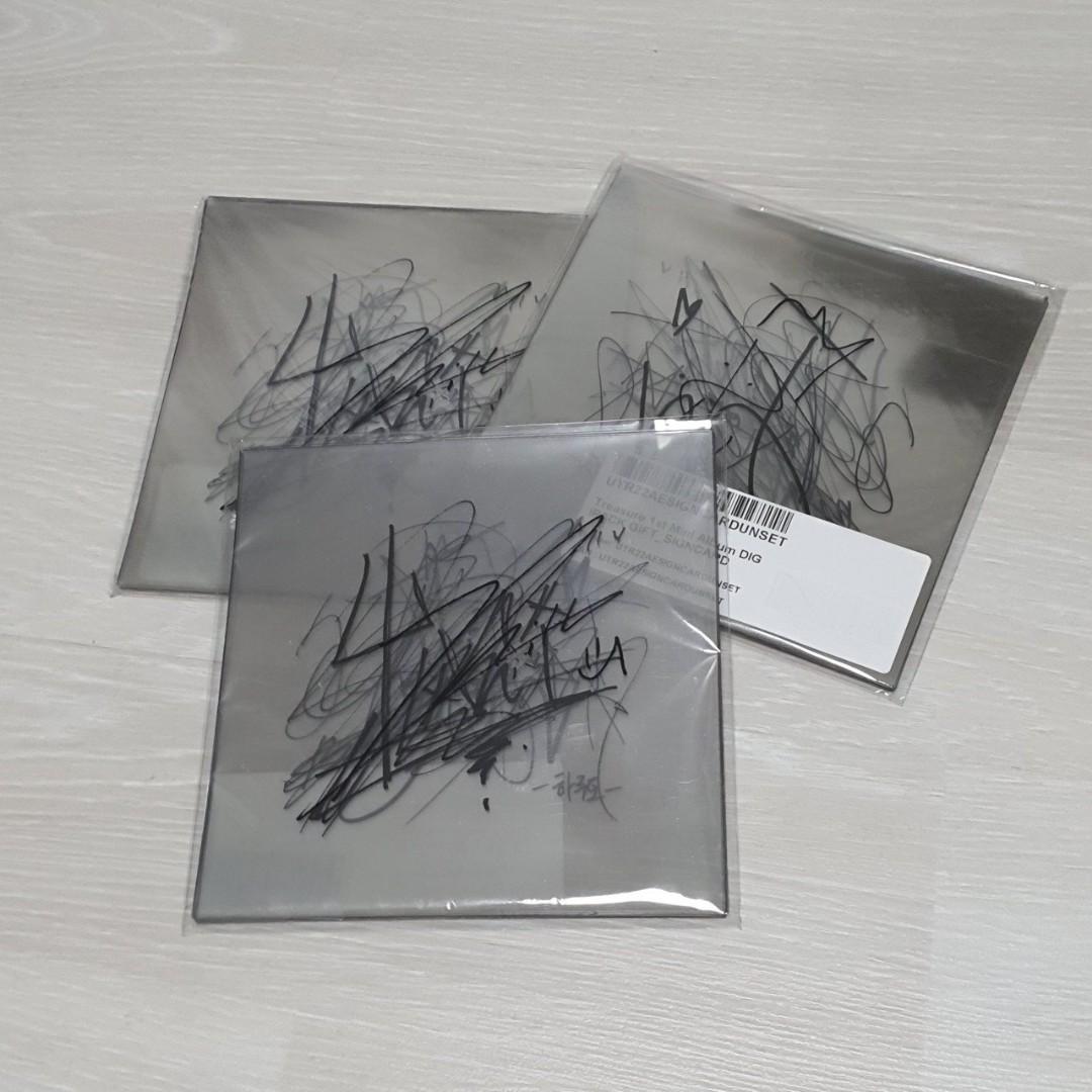 WTS TREASURE DIGIPACK WEVERSE OFFICIAL POB SIGNATURE TRANSPARENT 