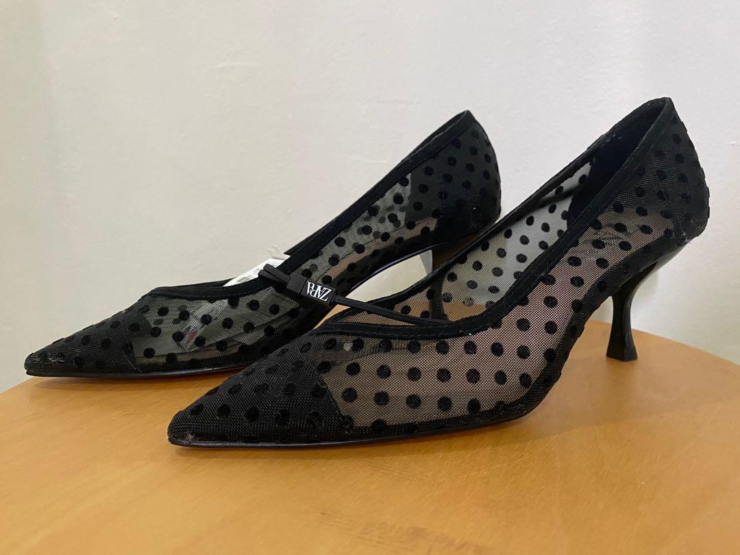Mesh polka online dot shoes
