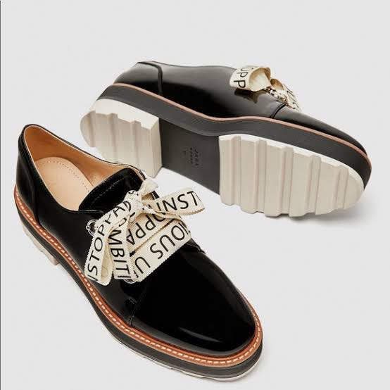platform brogues zara