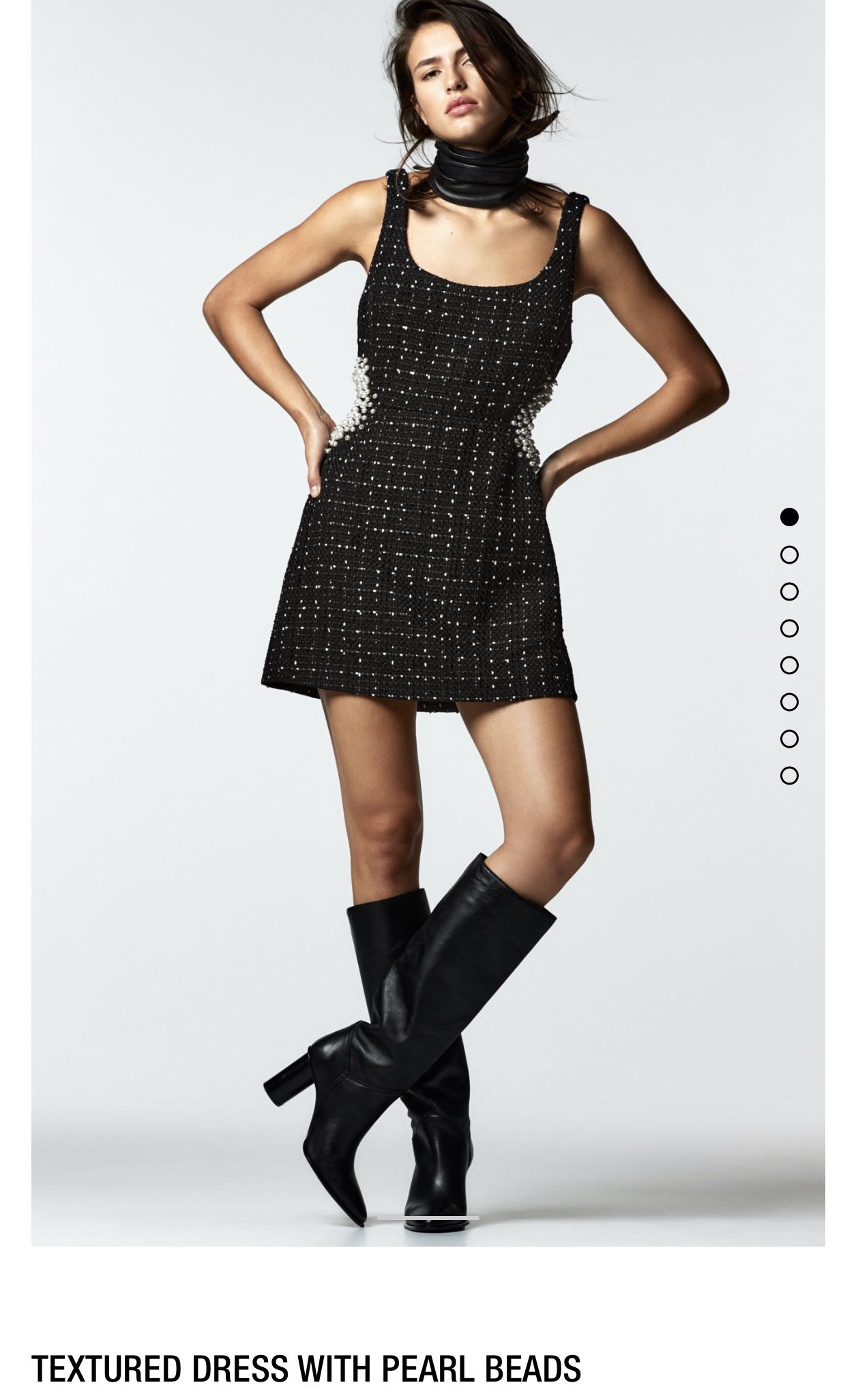 Pearl dress zara clearance