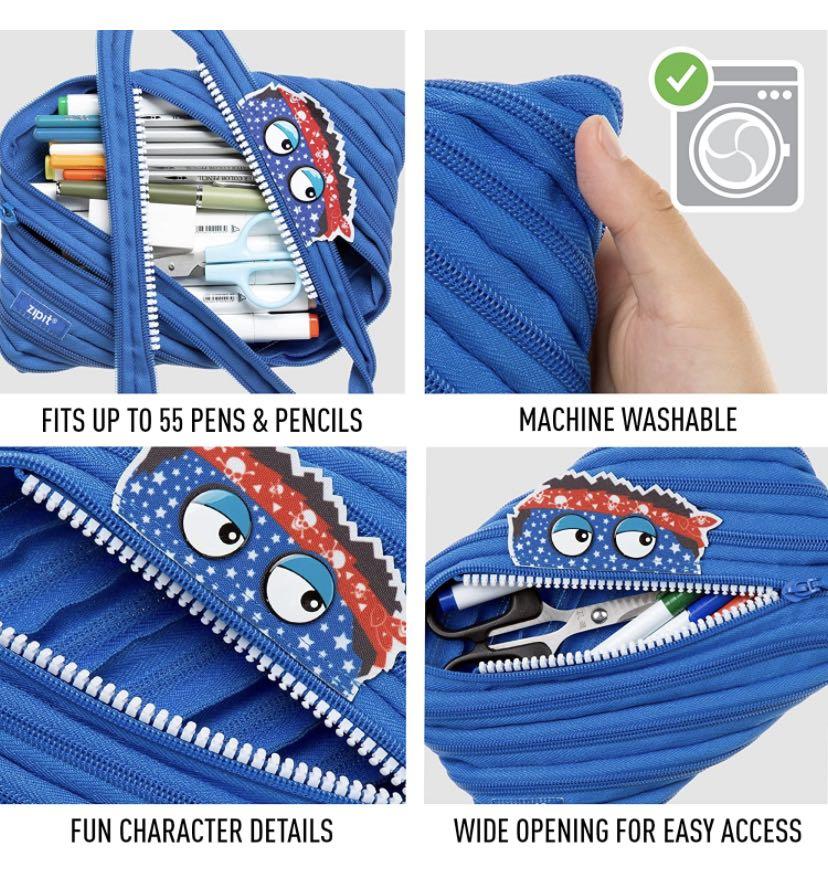 Zipit Talking Monster Jumbo Pouch/Case, Hobbies & Toys, Stationery