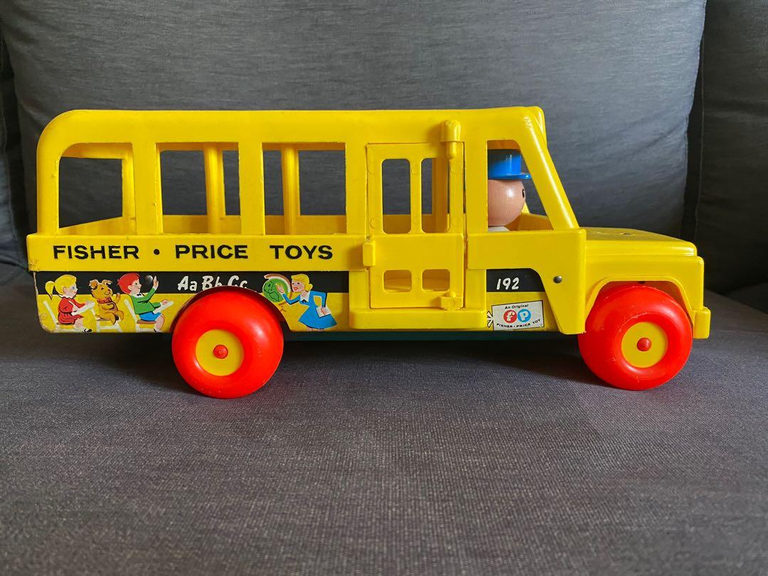 Fisher price clearance school bus 1990
