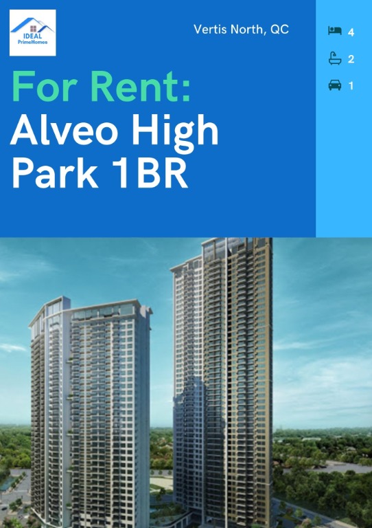 1BR High Park For Rent at Vertis North, QC, Property, Rentals