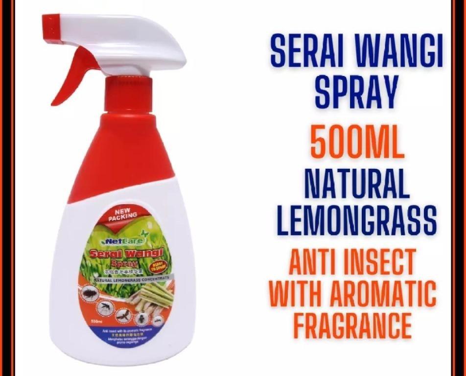 500ML multipurpose Lemongrass spray SERAIWANGI , Furniture & Home