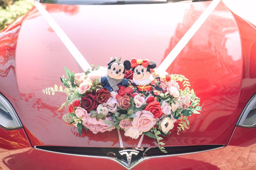 幸福傳承 香港品牌絲花車花連四個車門花 不包括結婚公仔 興趣及遊戲 手作 自家設計 文具及工藝 節日佈置及裝飾 Carousell