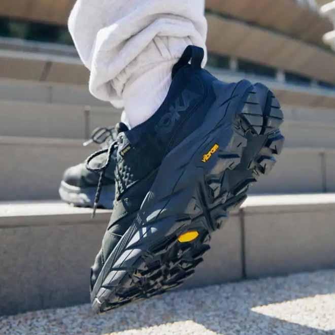 預訂] HOKA ONE ANACAPA LOW GORE-TEX BLACK, 男裝, 鞋, 波鞋- Carousell