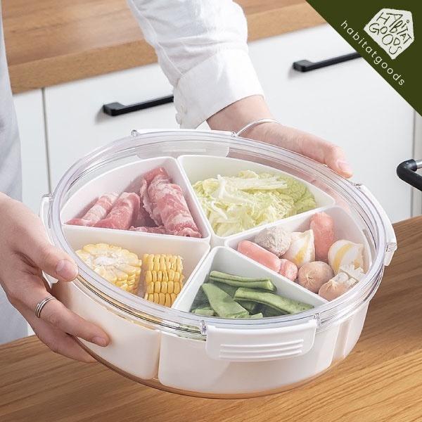 Multi Compartment Snack Lunch Box Container Tube Food Storage New