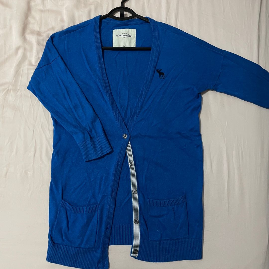 Abercrombie Kids Blue Cardigan Women s Fashion Coats Jackets
