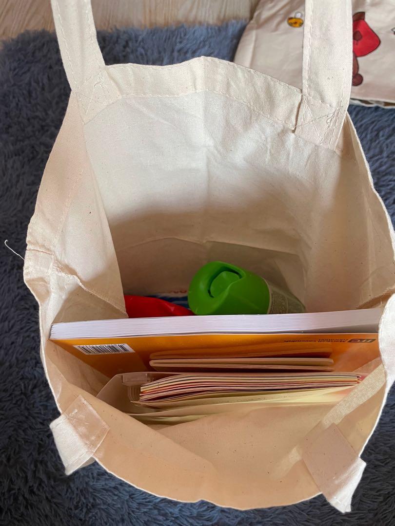 ACRYLIC PAINTING CANVAS TOTE BAG, Women's Fashion, Bags & Wallets, Tote