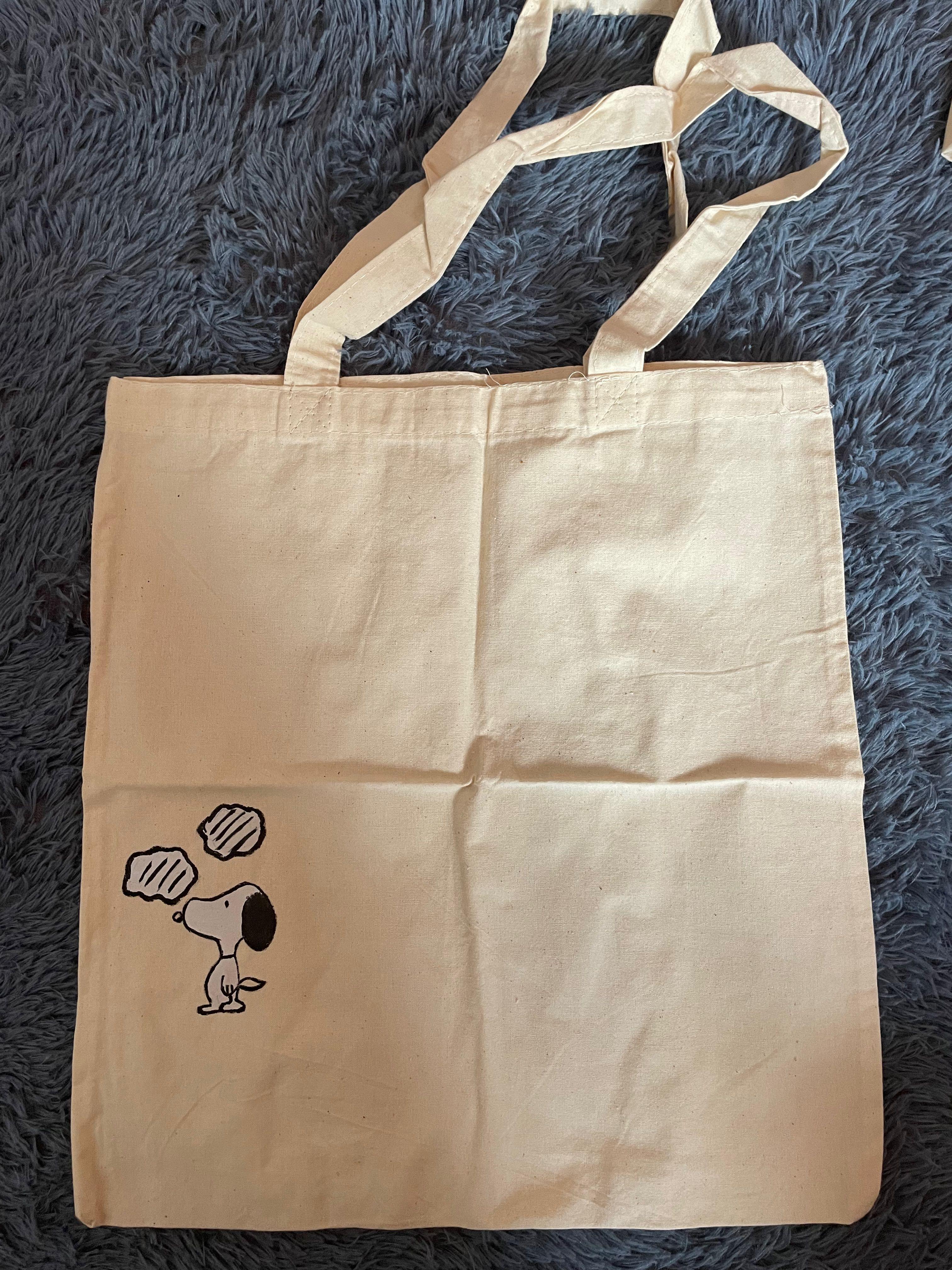 ACRYLIC PAINTING CANVAS TOTE BAG, Women's Fashion, Bags & Wallets, Tote