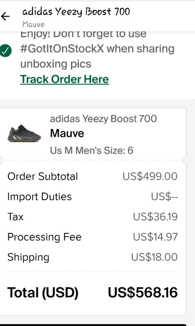 Adidas yeezy 700 mauve store unboxing