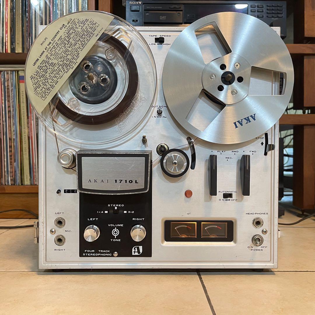 AKAI 1710L reel to reel tape recorder, Audio, Other Audio Equipment on  Carousell