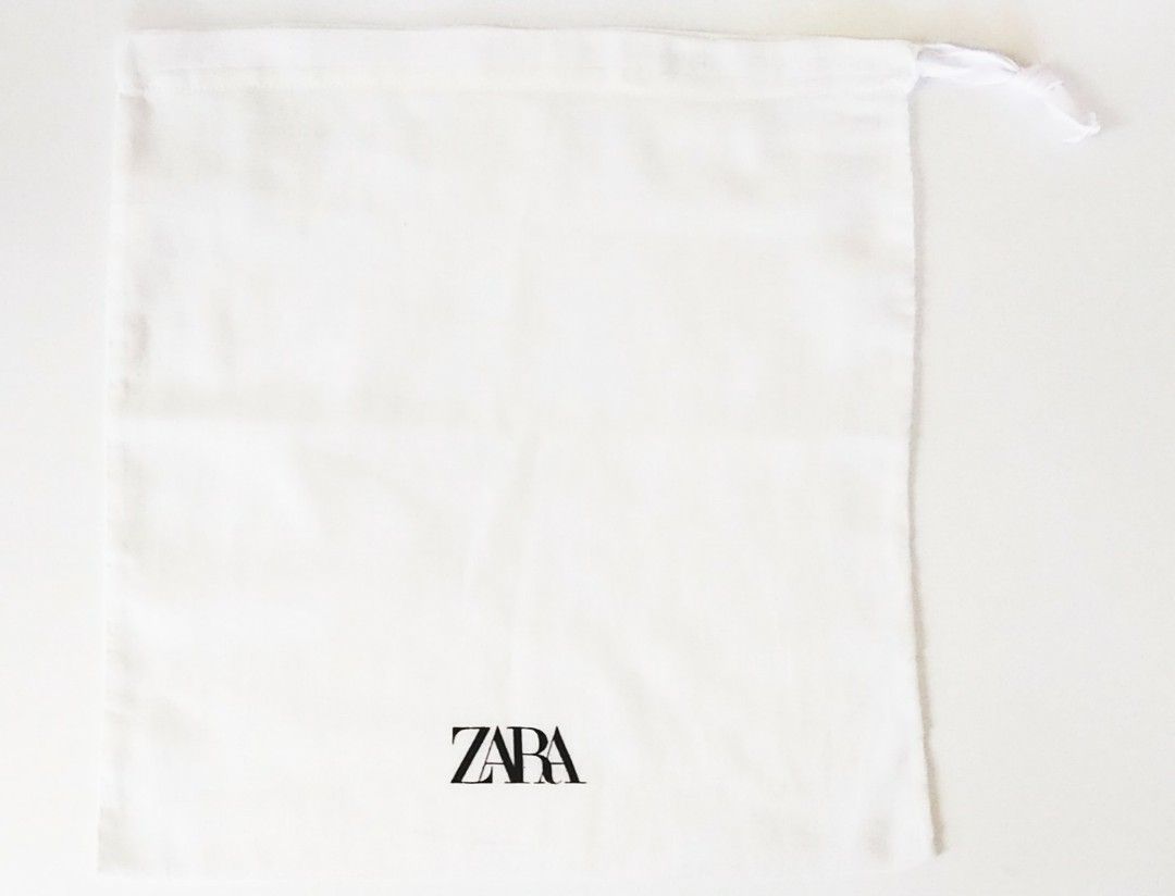 APRIL22 ZARA DRAWSTRING BAG DUST BAG STORAGE BAG