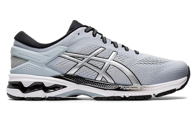 Asics Gel Kayano 26 Piedmont Grey Pure Silver US8 Wide