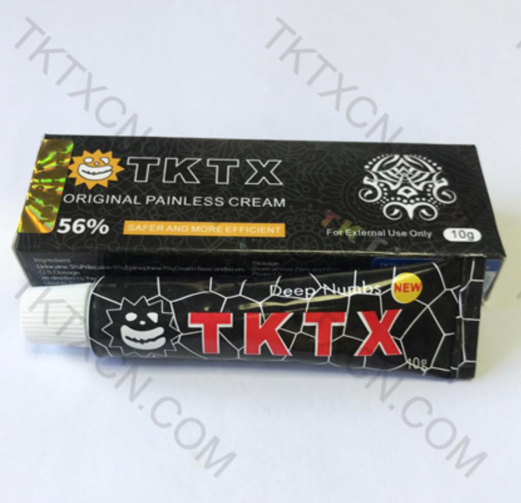 Authentic TKTX Tattoo Numbing Cream (Black 56), Health & Nutrition