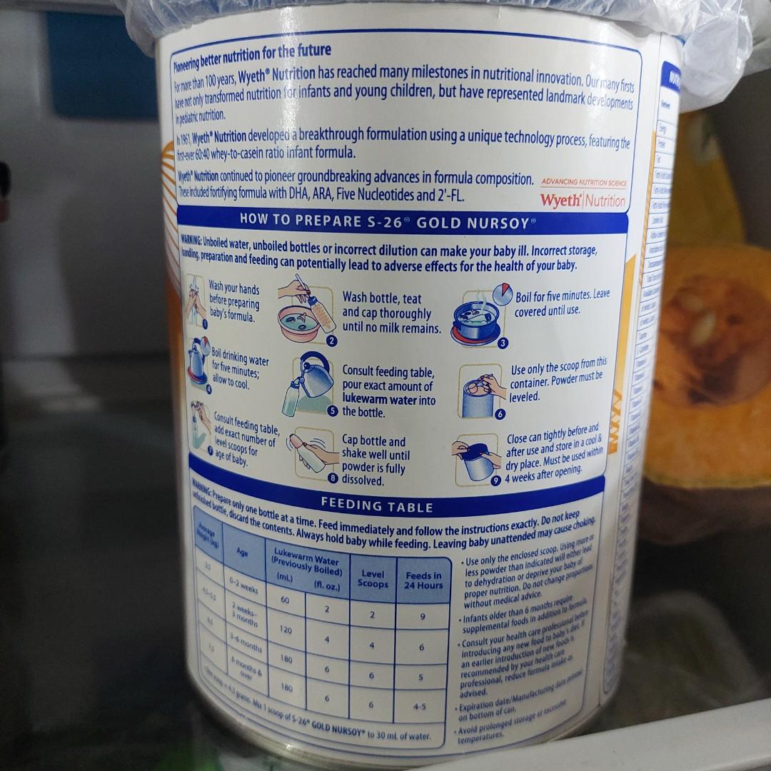 Baby soy formula S26, Babies & Kids, Nursing & Feeding, Breastfeeding