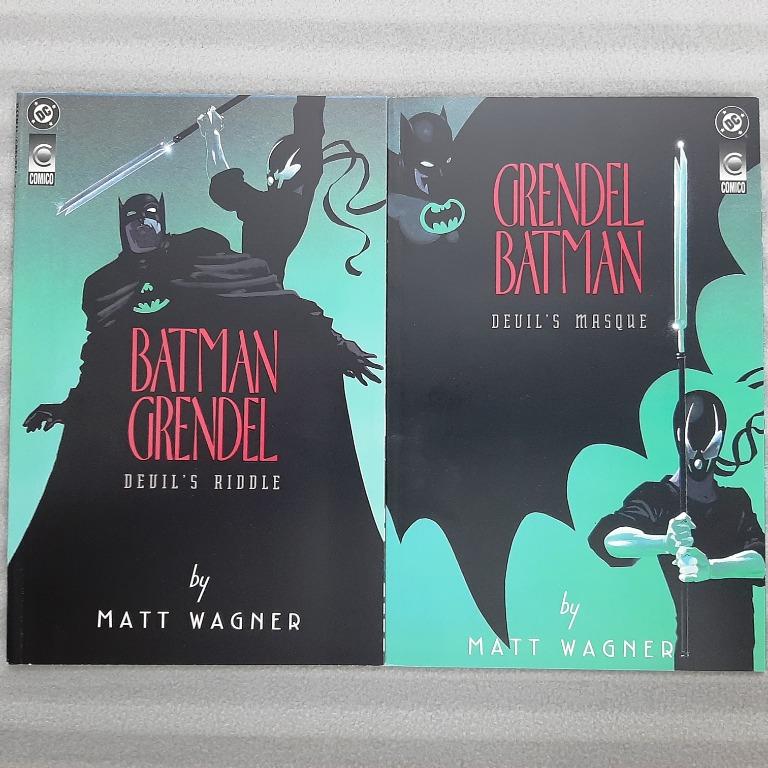 Batman/Grendel 2/2 (Complete Set) DC/Comico Comics (HTF) Matt Wagner,  Hobbies & Toys, Books & Magazines, Comics & Manga on Carousell