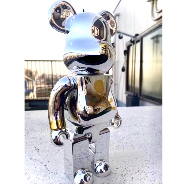 Bearbrick mastermind JAPAN Silver 1000%, 興趣及遊戲, 玩具& 遊戲類