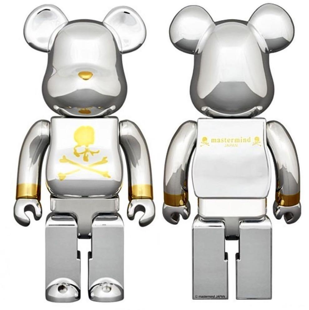 Bearbrick mastermind JAPAN Silver 1000%, 興趣及遊戲, 玩具& 遊戲類