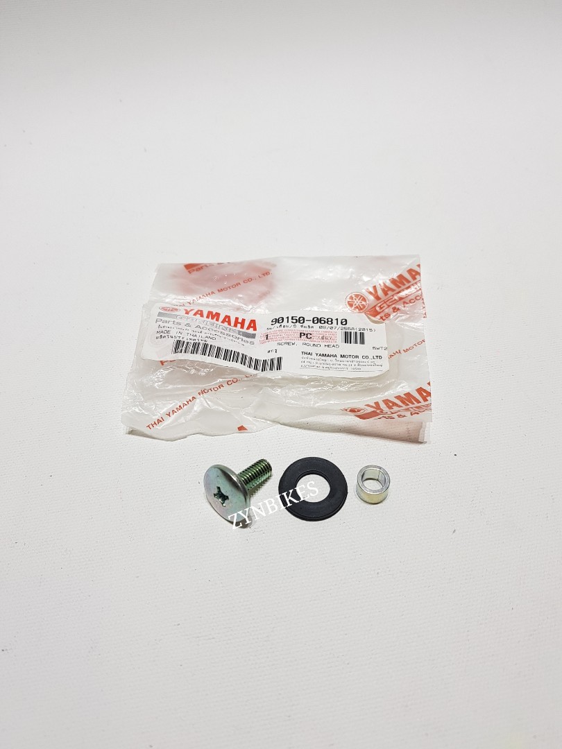 BELLY PAN SCREW SET YAMAHA RXZ 5PV CATALYZER, Motorcycles, Motorcycle