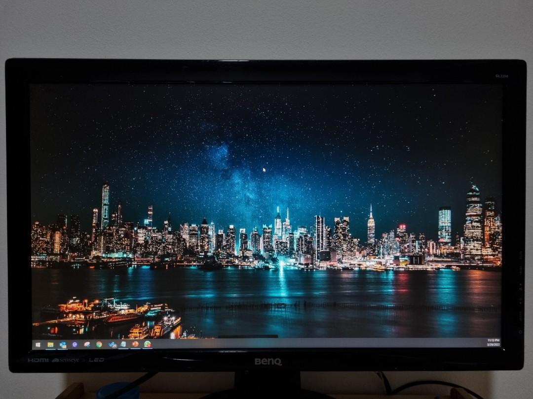 Benq 22 inch monitor, Computers & Tech, Parts & Accessories, Monitor ...