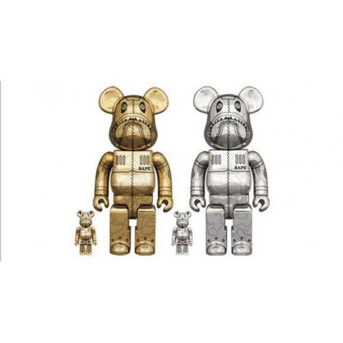 BE@RBRICK はみ出せ SORAYAMA × BAPE(R) CAMO SHARK