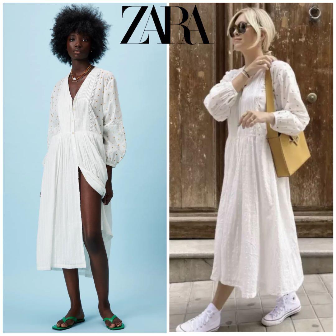 zara white dress