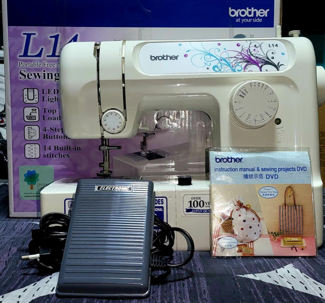 Brother L14 Sewing Machine, Hobbies & Toys, Stationery & Craft, Craft