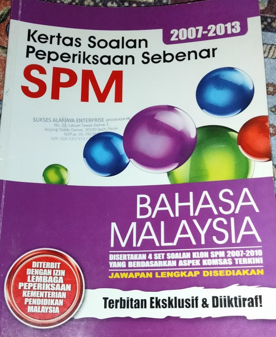 Buku Kertas Soalan Peperiksaan Sebenar SPM, Hobbies & Toys, Books