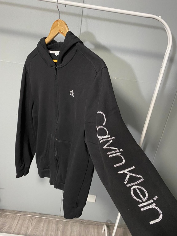 Calvin Klein Hooded Zip Jacket, Men's Fashion, Coats, Jackets and ...