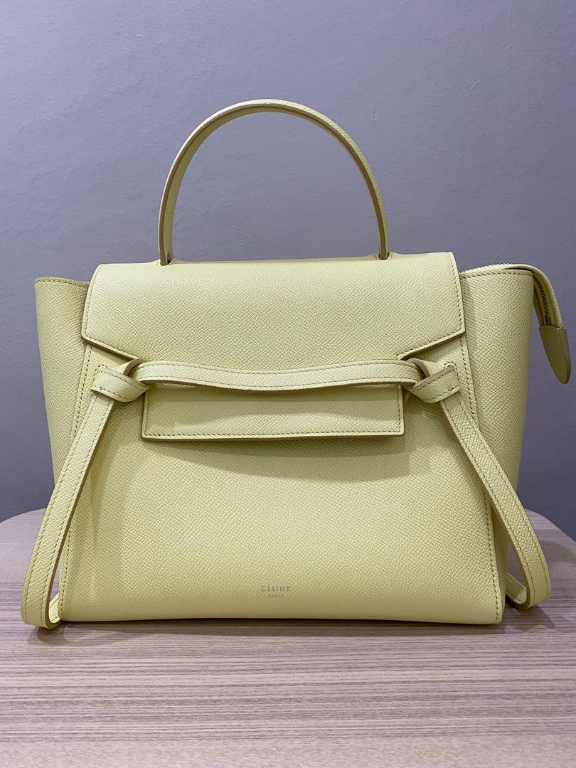 Celine belt top bag silver hardware