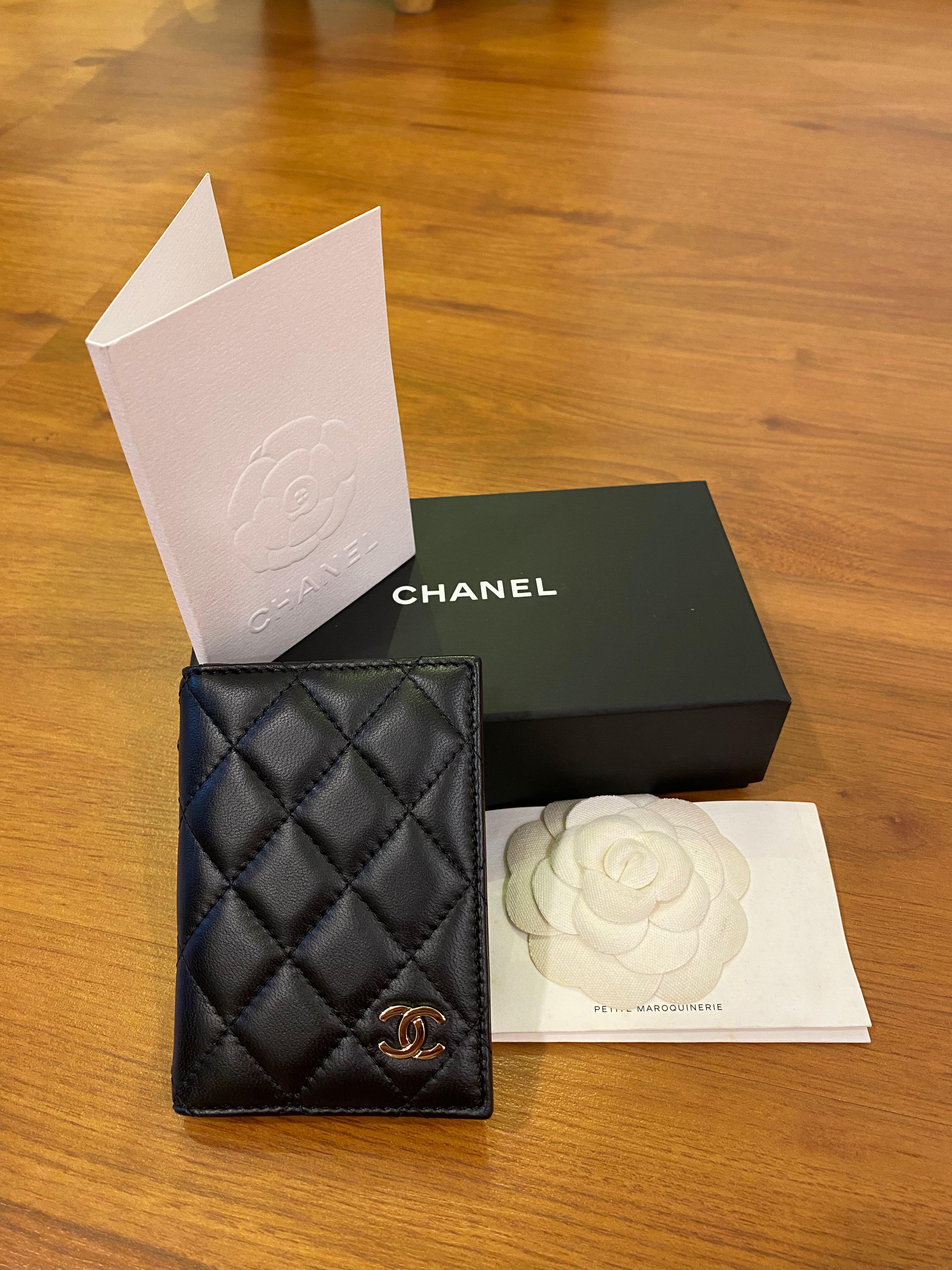 Shop CHANEL ICON 2021 SS Unisex Leather Card Holder Money Clip Card Holders  by accelerer