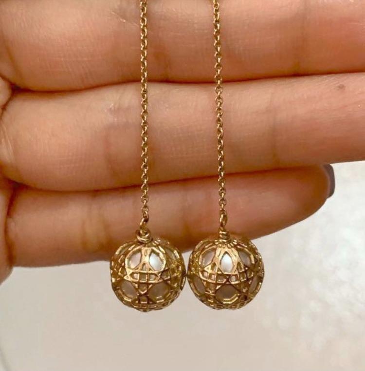 Dior secret top cannage earrings price