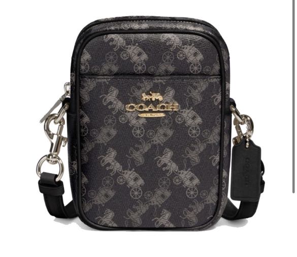 Phoebe crossbody with discount horse and carriage print
