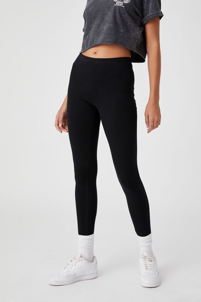 cotton on body black tights leggings 