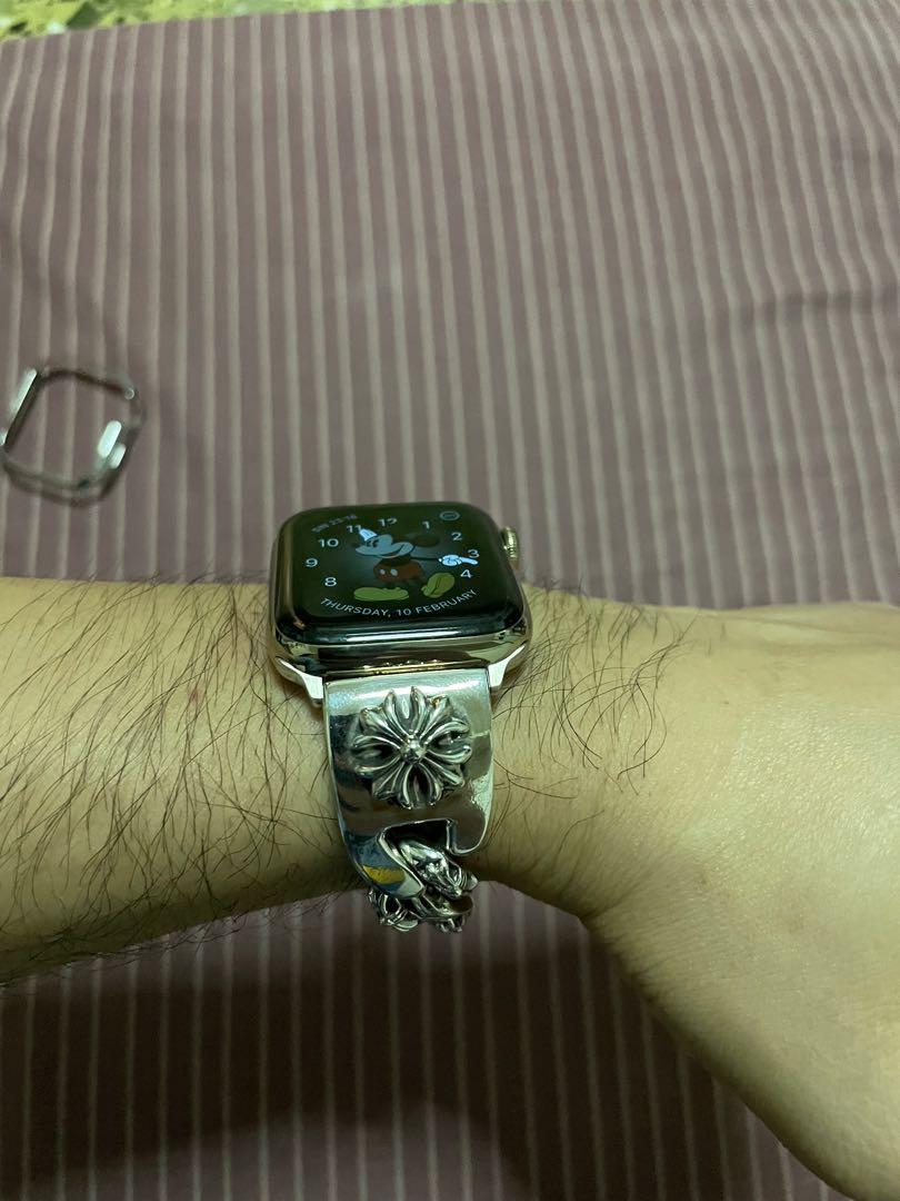 Custom Chromehearts Apple Watch band, Men's Fashion, Watches