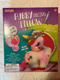 DIY Sew Furry Unicorn Pillow 🦄