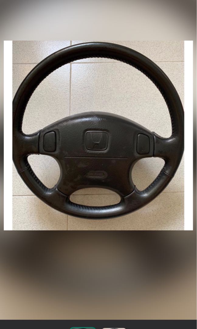 Ek4 original steering wheel, Car Accessories, Accessories on Carousell