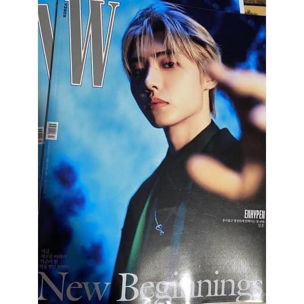 ENHYPEN | W Magazine Onhand (Category: Magazines) located in Marikina City. Submitted by ktthhh (Listing ID 1152030035, Image 3). Description: ENHYPEN | W Magazine Onhand Actual photos posted. P550 Available: Hee ✅ Jungwon ✅✅ Sunghoon ✅✅ ↪️ MINE + member name + QTY.