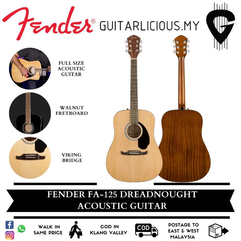 Fender fa hot sale 125 size