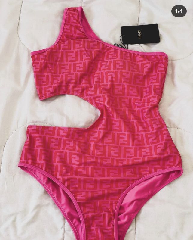 Fendi swimsuit, Women's Fashion, Swimwear, Bikinis & Swimsuits on Carousell