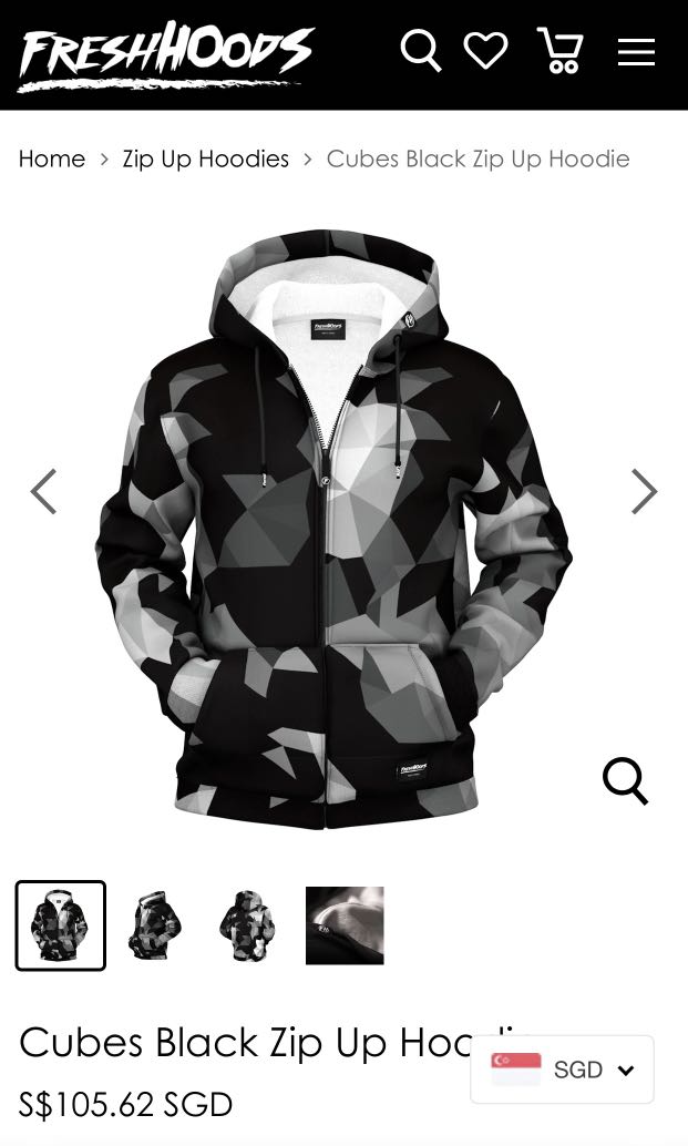 Fresh hoods top