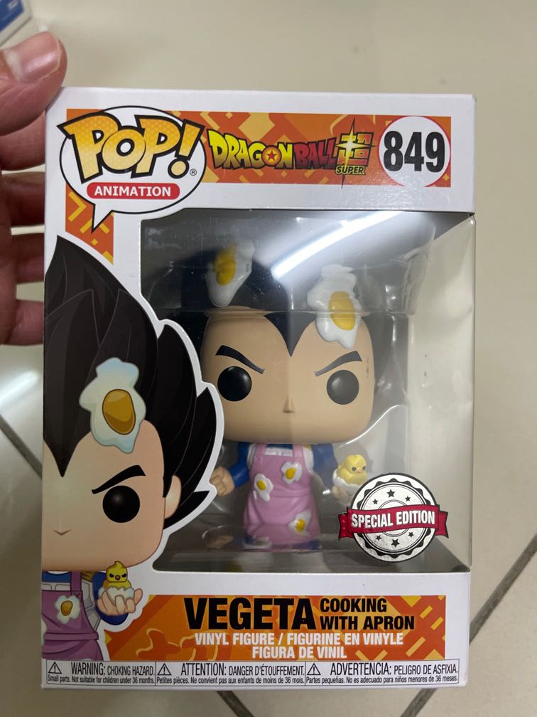 Funko Pop Vegeta cooking with apron 